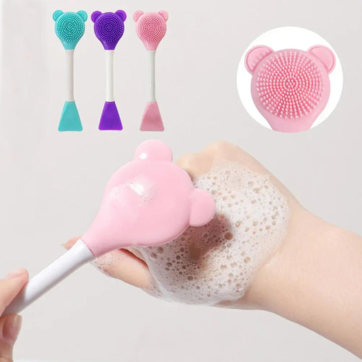 Multifunctional Bear Shaped Face Mask Brush