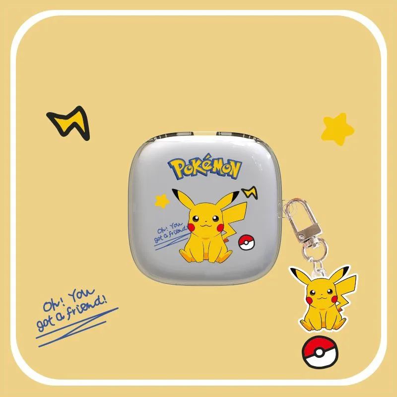 Transparent Cartoon Earphone Case For Huawei Free Arc or Huawei FreeArc Soft TPU Headset Protective Cover With Pendant