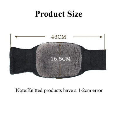 New Rabbit Fur Knee Pads Winter Universal Old People Cold Leg Arthritis Kneepad Thermal Keep Warm Thick Velvet Knee Protector