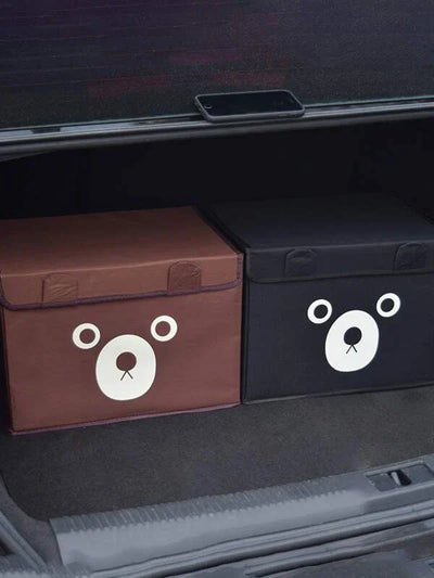 Panda-Themed Folding Storage Bags – Versatile Quilt Basket and Toy Organizer for Kids – Random Color – Perfect for Cabinets and Wardrobes