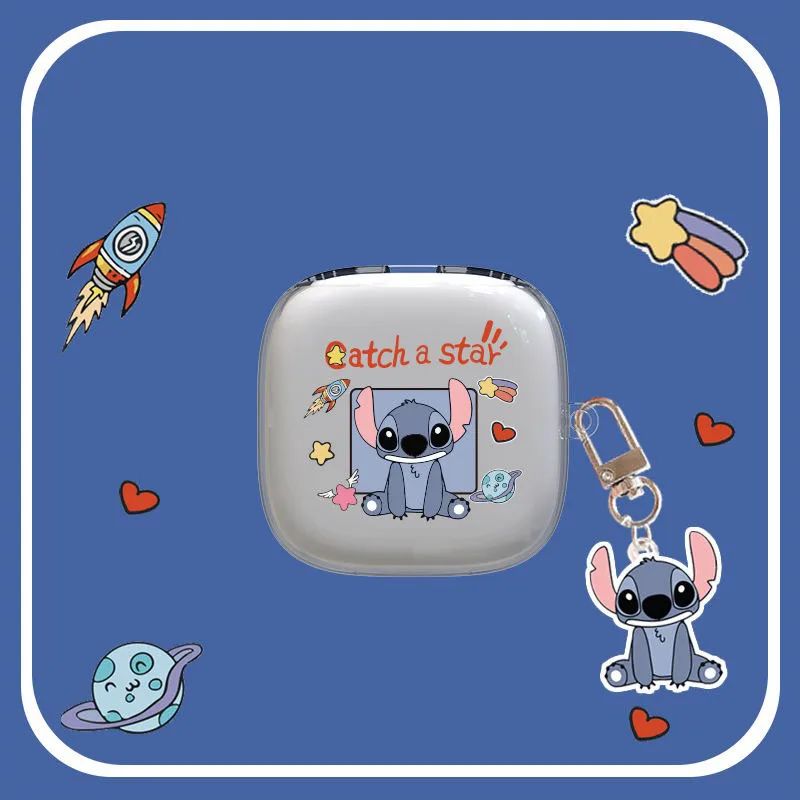 Transparent Cartoon Earphone Case For Huawei Free Arc or Huawei FreeArc Soft TPU Headset Protective Cover With Pendant