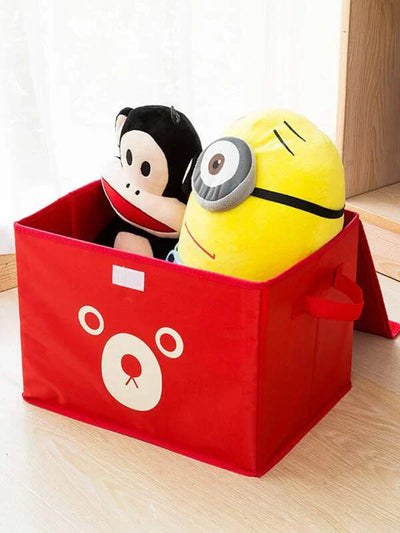 Panda-Themed Folding Storage Bags – Versatile Quilt Basket and Toy Organizer for Kids – Random Color – Perfect for Cabinets and Wardrobes
