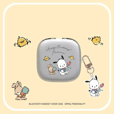 Transparent Cartoon Earphone Case For Huawei Free Arc or Huawei FreeArc Soft TPU Headset Protective Cover With Pendant