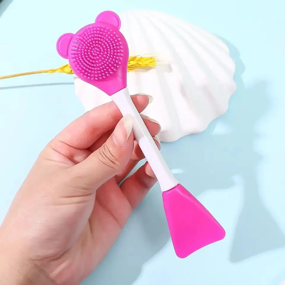 Multifunctional Bear Shaped Face Mask Brush