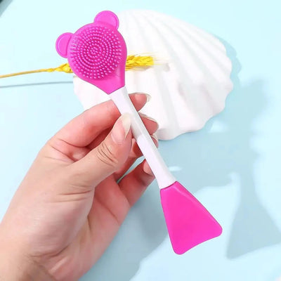 Multifunctional Bear Shaped Face Mask Brush