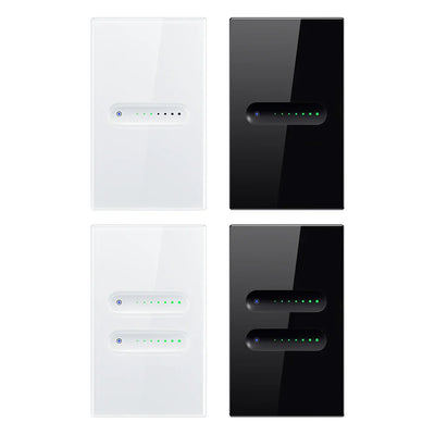 AVATTO WiFi Smart Dimmer Light Switch,Grooves design,tuya APP Remote Control,Work for Alexa Google home