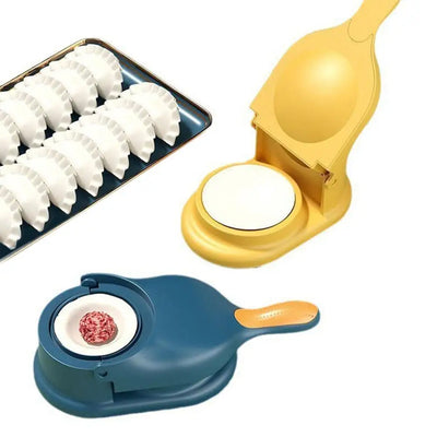 2 In 1 Dumpling & Samosa Maker Manual Labor-Saving Ravioli Dough Skin Molder Machine Kitchen Gadgets