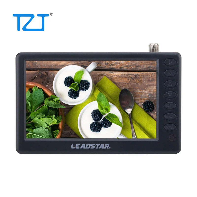 TZT LEADSTAR D5 5-Inch 800x480 Portable TV Portable Television Small TV Rechargeable Type for Cars
