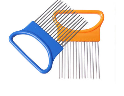 New Kitchen Gadgets Onion Slicer Tomato Vegetables Safe Fork vegetables Slicing Cutting Tools  household items kitchen