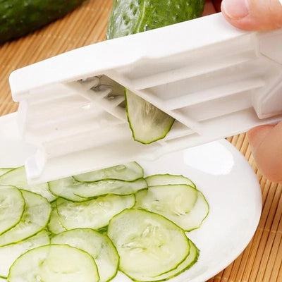 1pc Creative Kitchen Gadgets Manual Cutter Cucumber Slicer