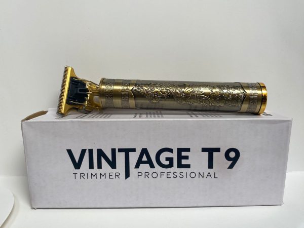 "Vintage Precision: Metal Body Original T9 Trimmer & Hair Clipper for Men"