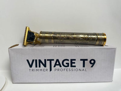 "Vintage Precision: Metal Body Original T9 Trimmer & Hair Clipper for Men"